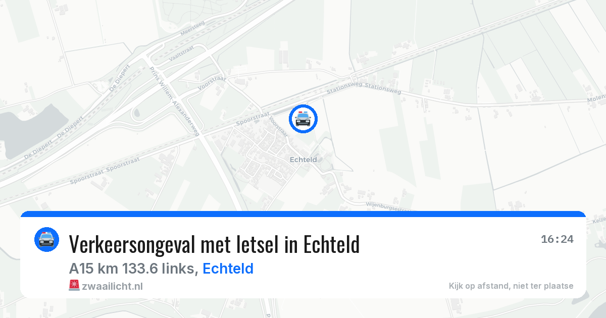 Verkeersongeval met letsel in Echteld — 2 apr 2026