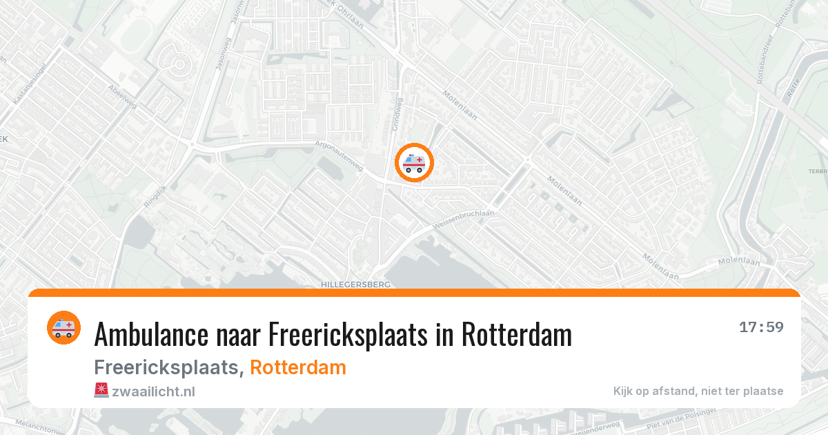 Ambulance naar Freericksplaats in Rotterdam — 28 jul 2026