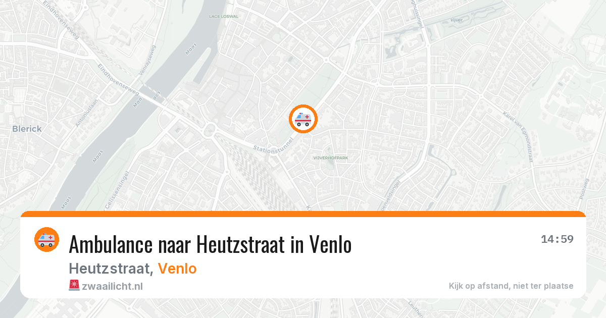 Ambulance naar Heutzstraat in Venlo — 27 jun 2026