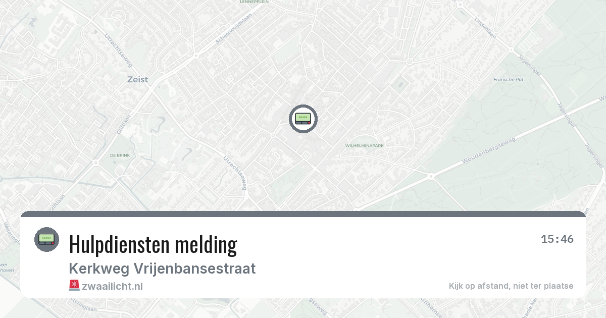 Hulpdiensten melding — 8 feb 2026