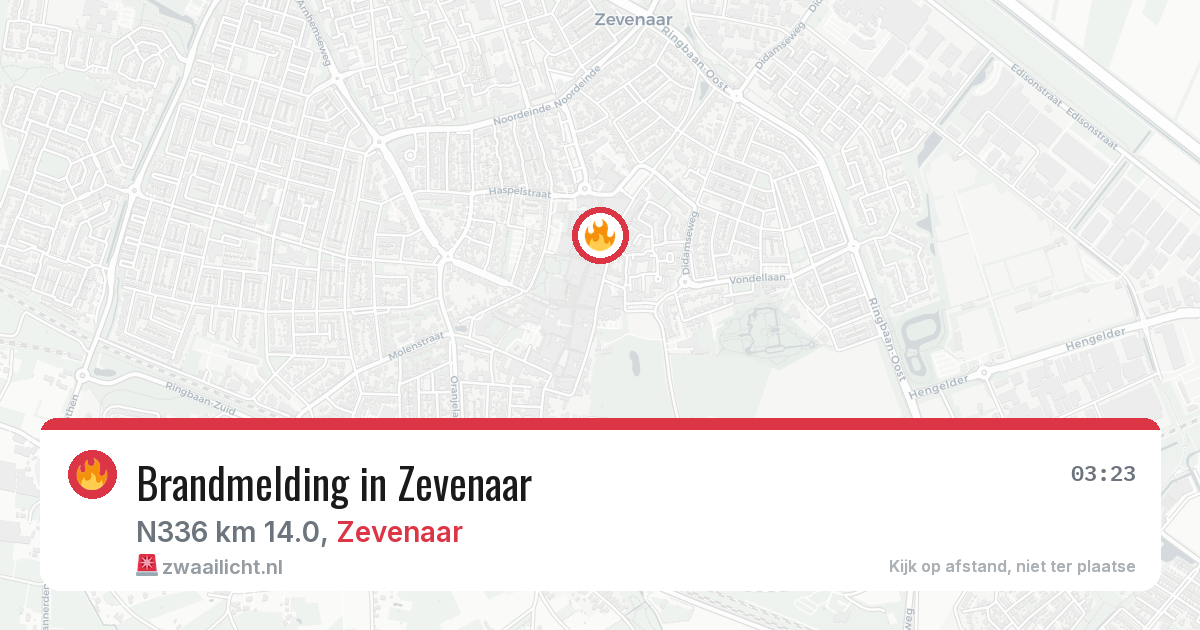 Brandmelding in Zevenaar — 28 jun 2026