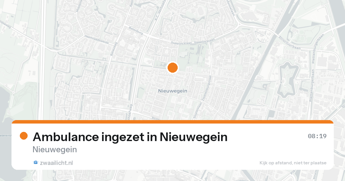 Ambulance ingezet in Nieuwegein — 8 feb 2026