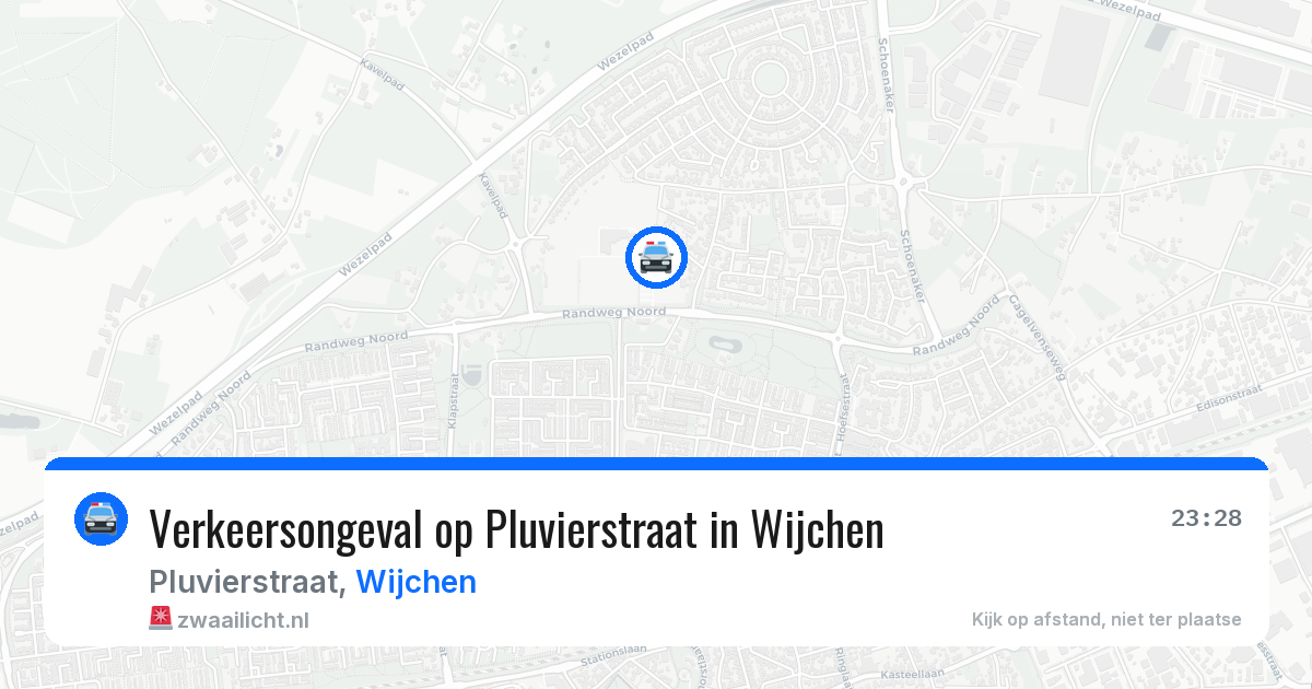 Verkeersongeval op Pluvierstraat in Wijchen — 4 apr 2026