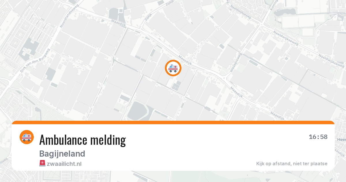 Ambulance melding — 19 jul 2026