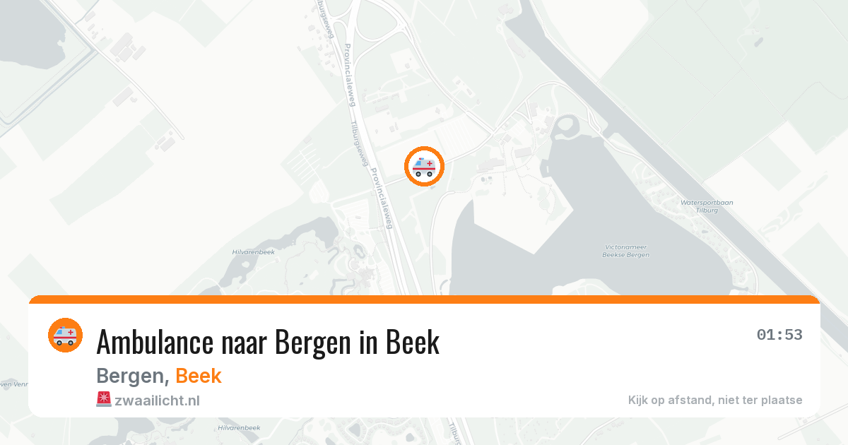 Ambulance naar Bergen in Beek — 31 mrt 2026