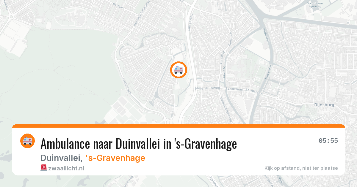 Ambulance naar Duinvallei in 's-Gravenhage — 8 apr 2026