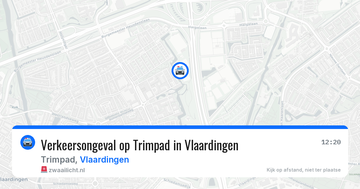 Verkeersongeval op Trimpad in Vlaardingen — 7 apr 2026