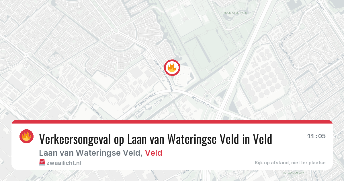 Verkeersongeval op Laan van Wateringse Veld in Veld — 20 jun 2026