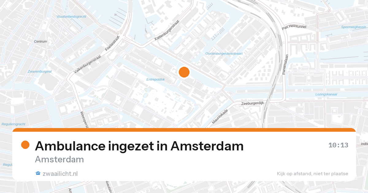 Ambulance ingezet in Amsterdam — 27 aug 2026