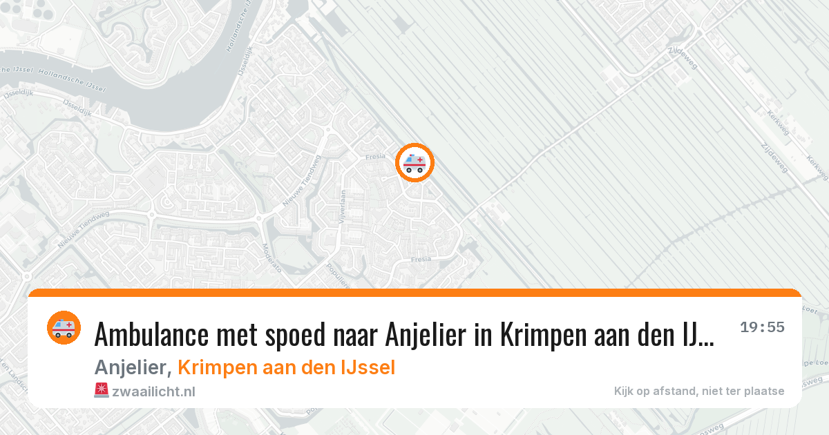 Ambulance met spoed naar Anjelier in Krimpen aan den IJssel — 28 apr 2026