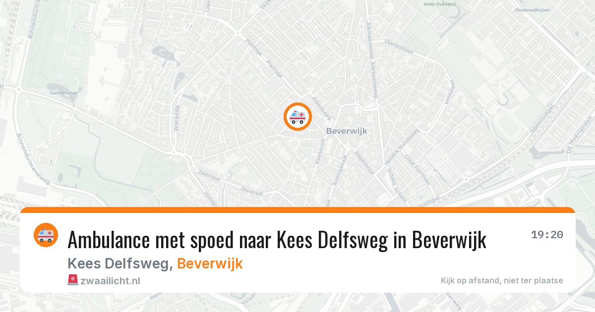Ambulance met spoed naar Kees Delfsweg in Beverwijk — 30 jun 2026