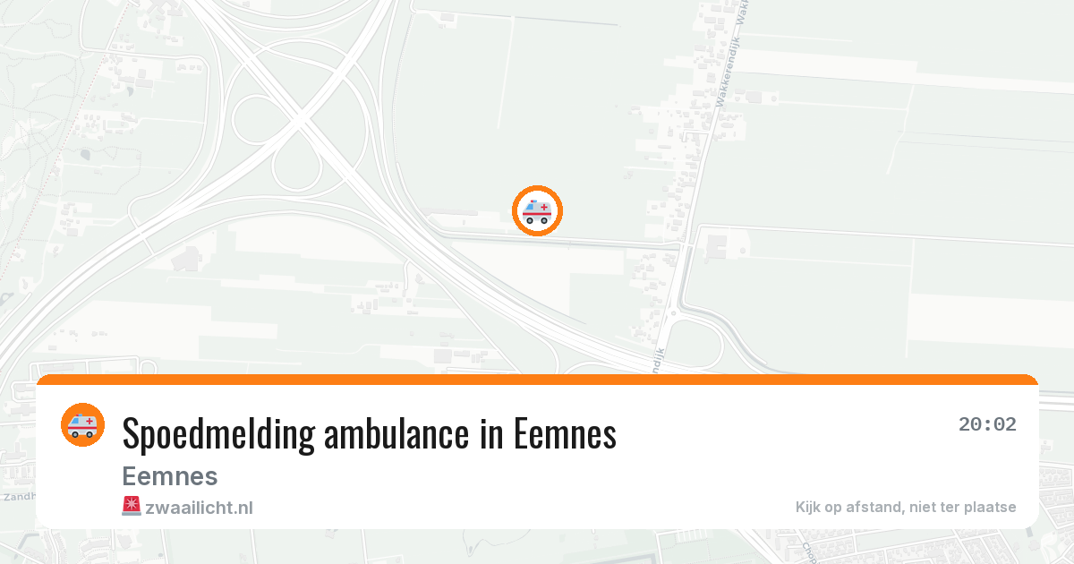 Spoedmelding ambulance in Eemnes — 15 apr 2026