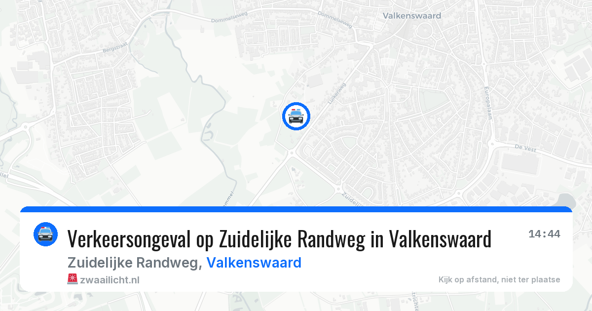 Verkeersongeval op Zuidelijke Randweg in Valkenswaard — 23 apr 2026