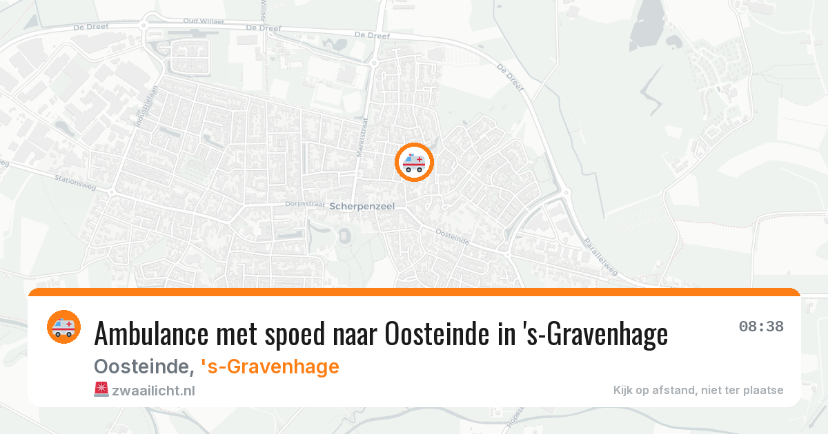 Ambulance met spoed naar Oosteinde in 's-Gravenhage — 3 apr 2026