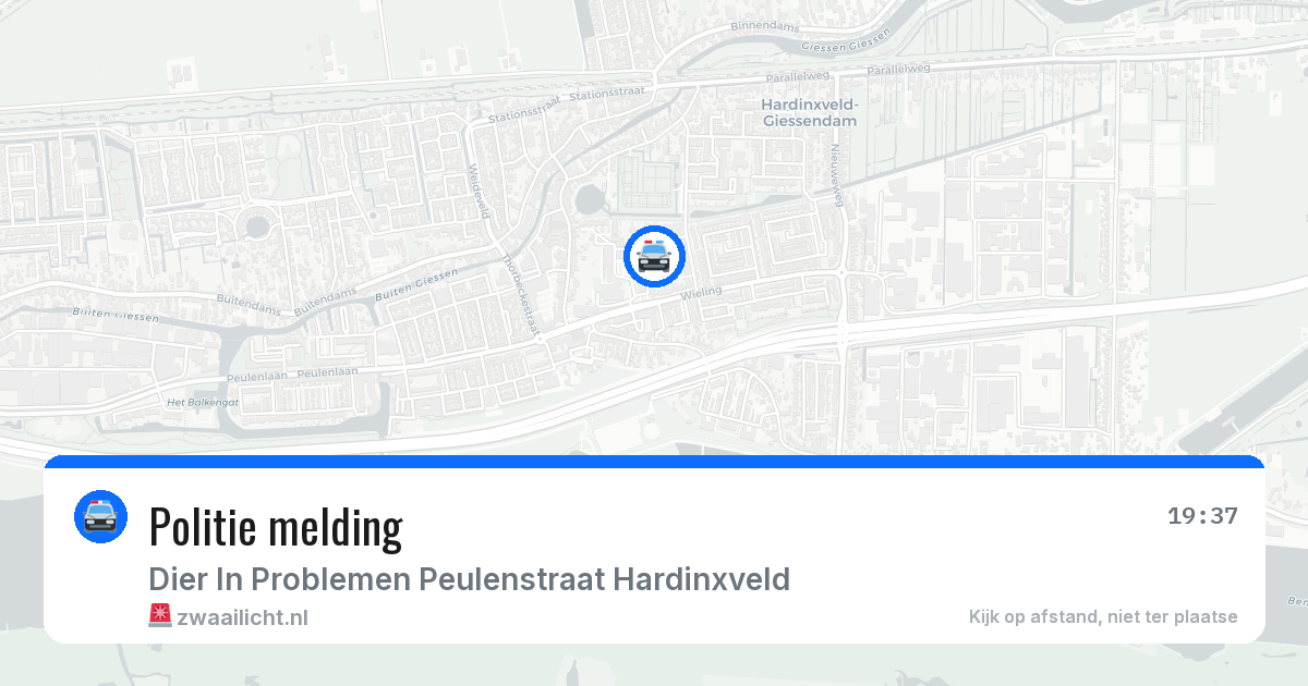 Politie melding — 29 jun 2026