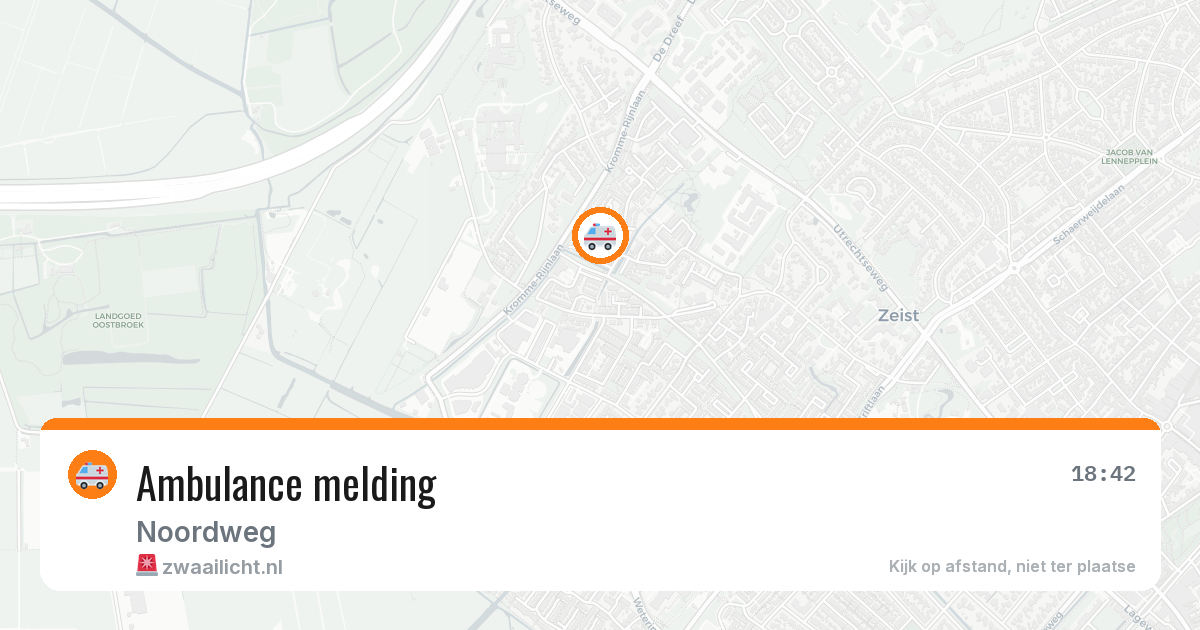 Ambulance melding — 5 aug 2026
