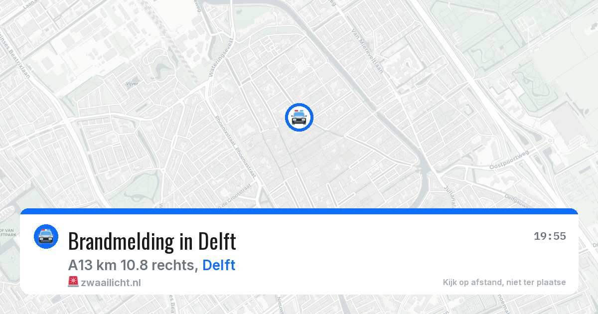 Brandmelding in Delft — 1 apr 2026