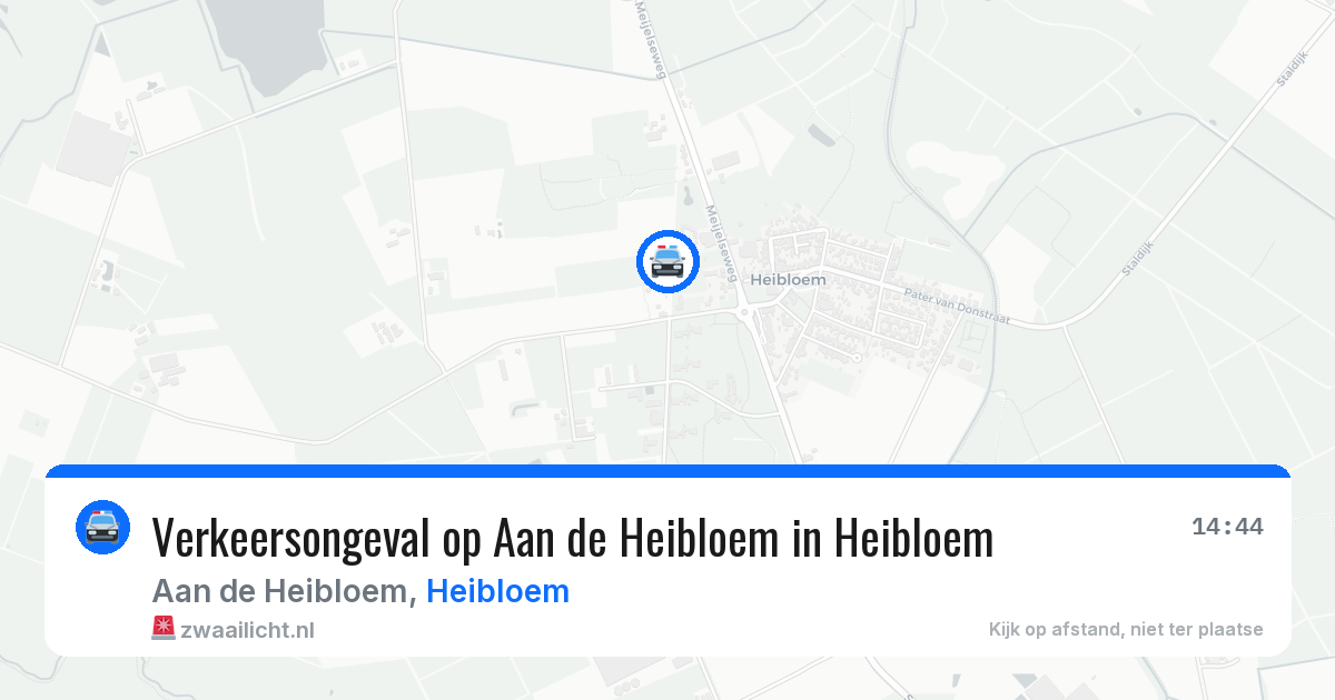 Verkeersongeval op Aan de Heibloem in Heibloem — 5 jul 2026