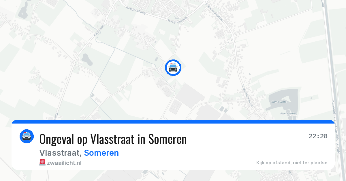 Ongeval op Vlasstraat in Someren — 20 jun 2026