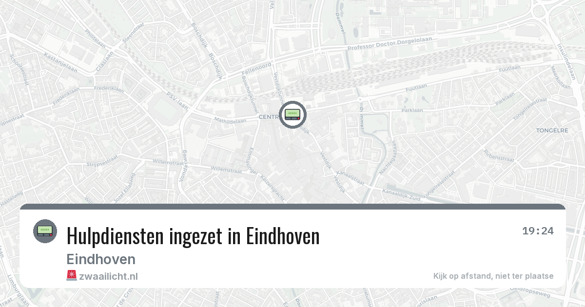 Hulpdiensten ingezet in Eindhoven — 5 feb 2026 | 🚨 Zwaailicht.nl