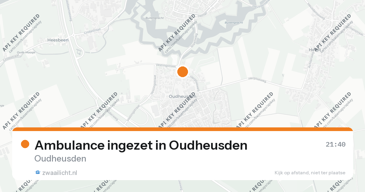 Ambulance ingezet in Oudheusden — 31 jan 2026