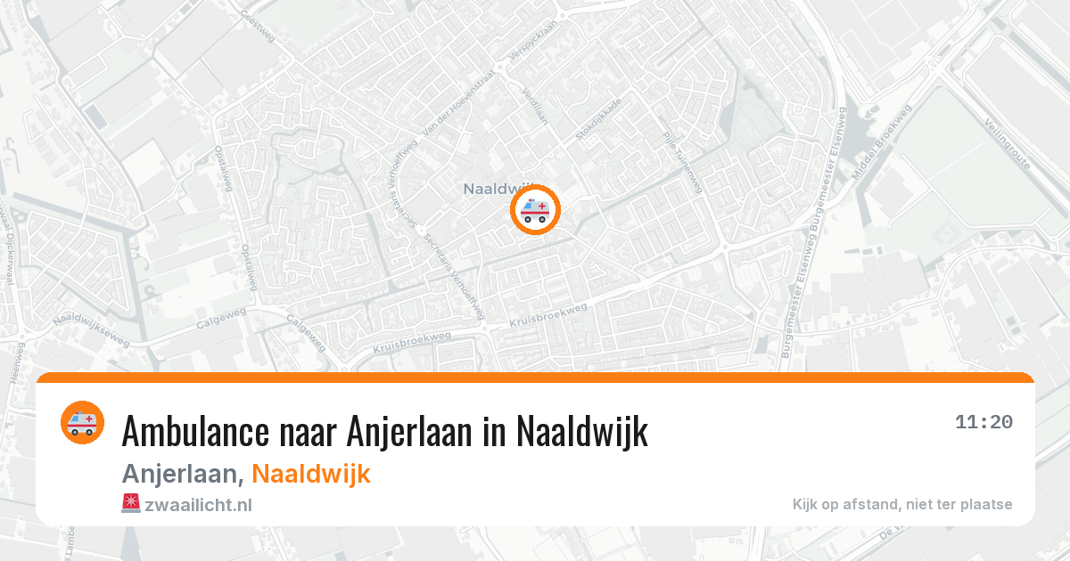 Ambulance naar Anjerlaan in Naaldwijk — 19 mei 2026