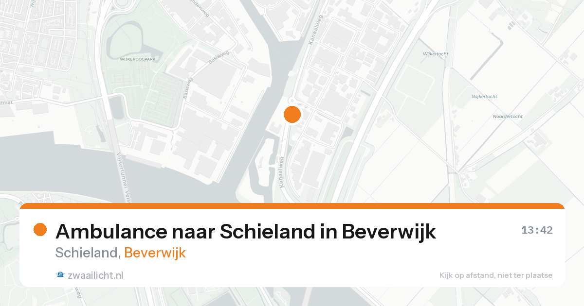 Ambulance naar Schieland in Beverwijk — 18 aug 2026
