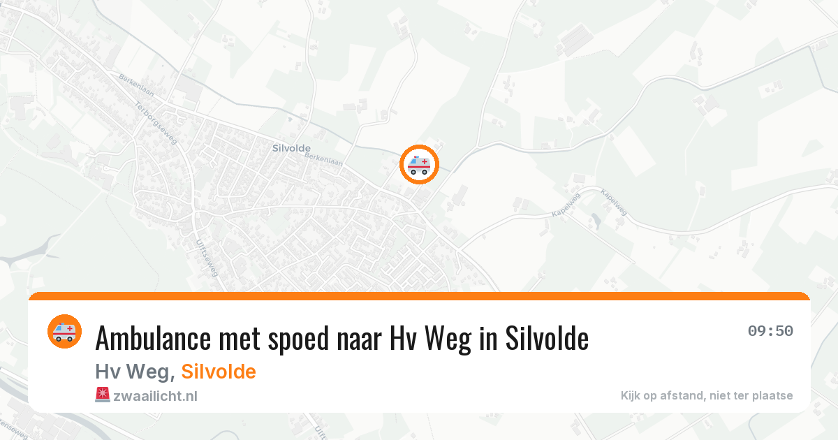 Ambulance met spoed naar Hv Weg in Silvolde — 6 aug 2026