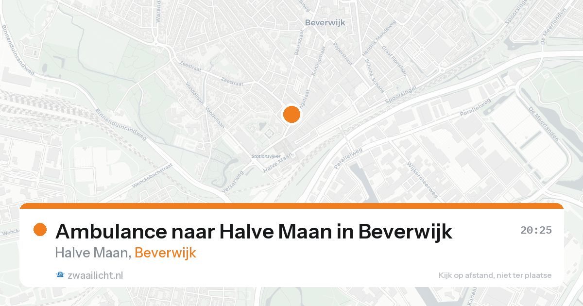 Ambulance naar Halve Maan in Beverwijk — 19 mei 2026