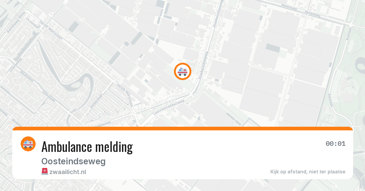 Ambulance melding — 16 jun 2026