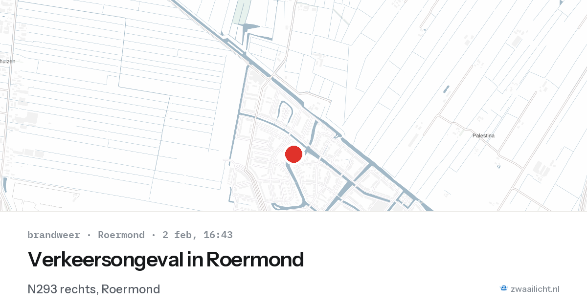 Verkeersongeval in Roermond — 2 feb 2026