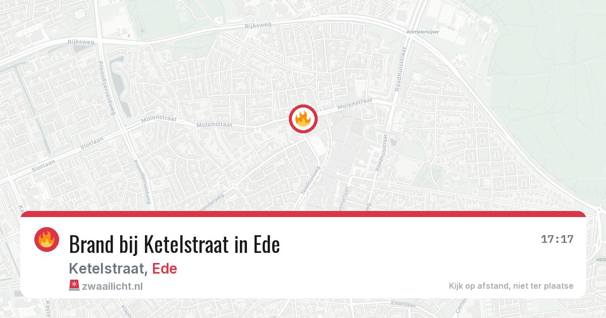 Brand bij Ketelstraat in Ede — 28 mei 2026