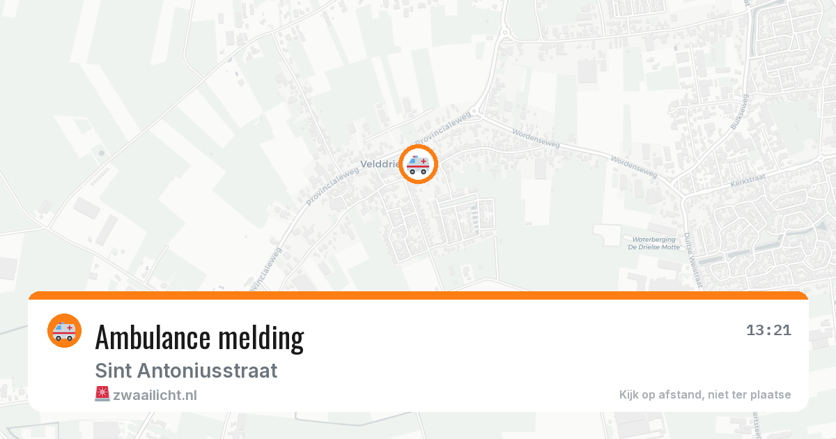 Ambulance melding — 4 jul 2026