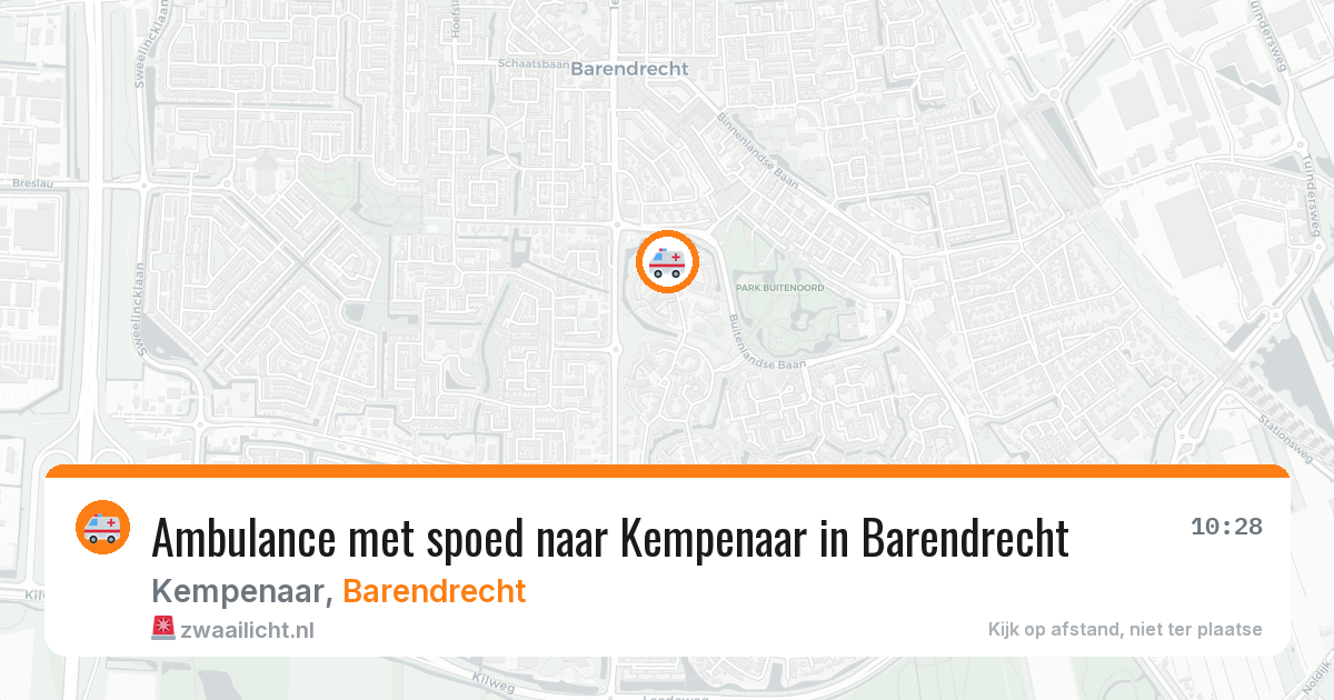 Ambulance met spoed naar Kempenaar in Barendrecht — 30 jan 2026