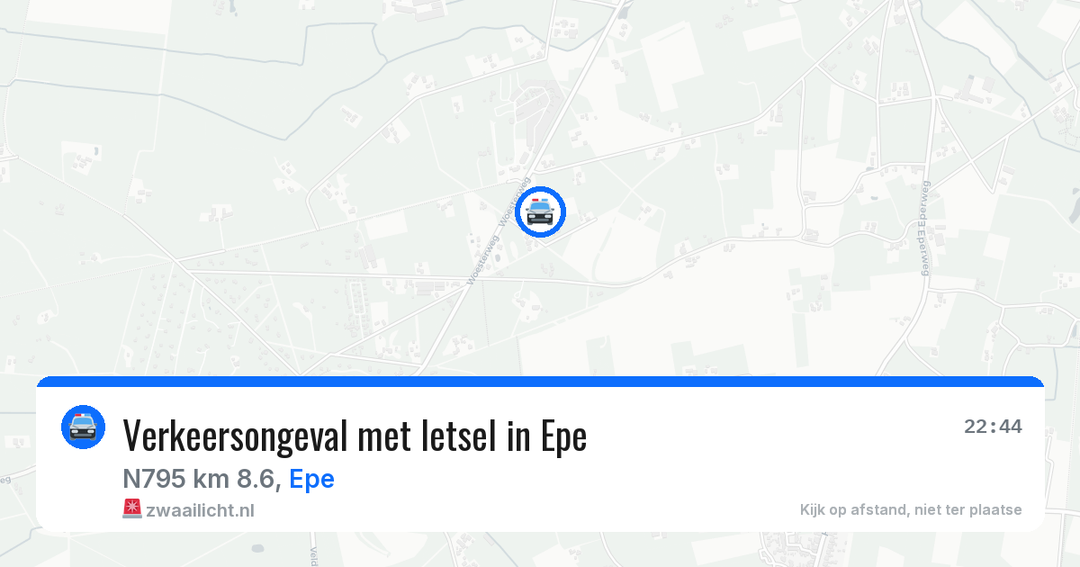 Verkeersongeval met letsel in Epe — 12 jun 2026