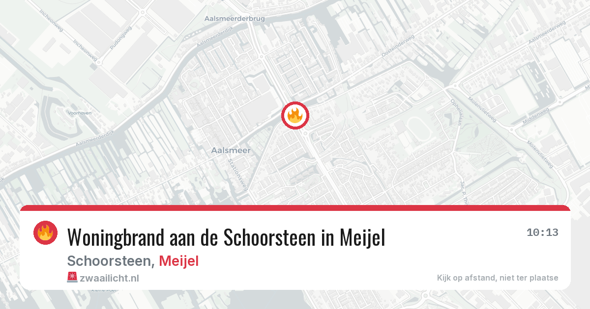 Woningbrand aan de Schoorsteen in Meijel — 3 jul 2026