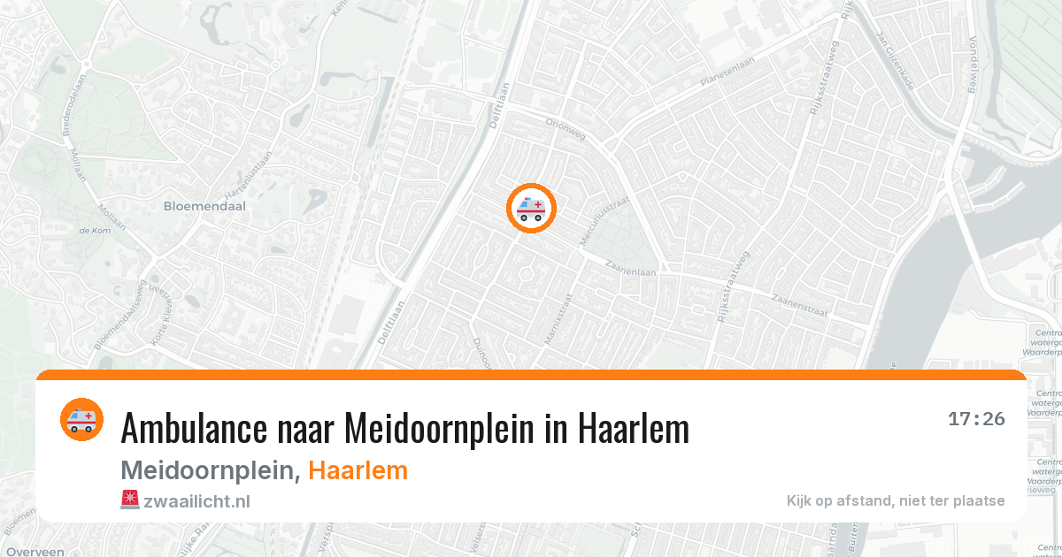 Ambulance naar Meidoornplein in Haarlem — 10 jun 2026