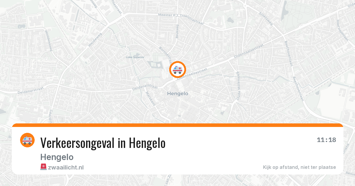 Verkeersongeval in Hengelo — 30 mrt 2026