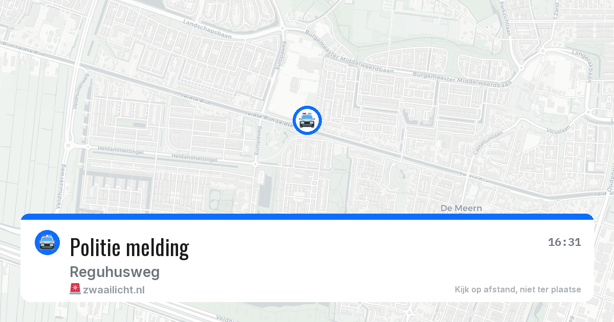 Politie melding — 2 jul 2026
