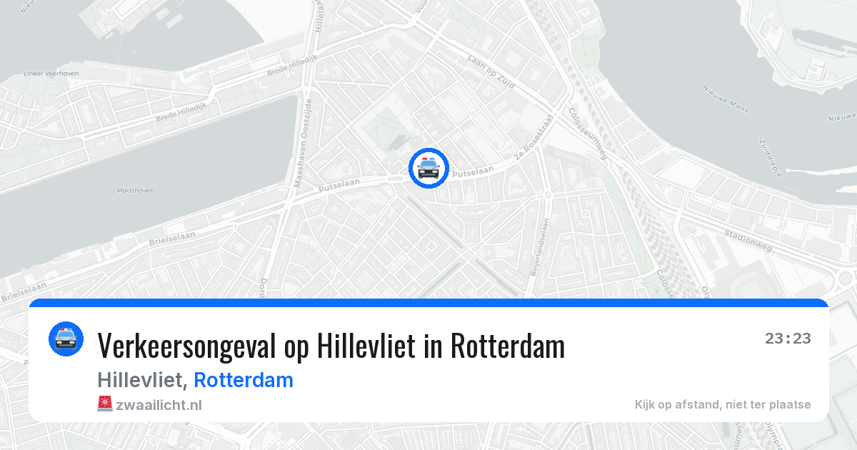 Verkeersongeval op Hillevliet in Rotterdam — 27 apr 2026