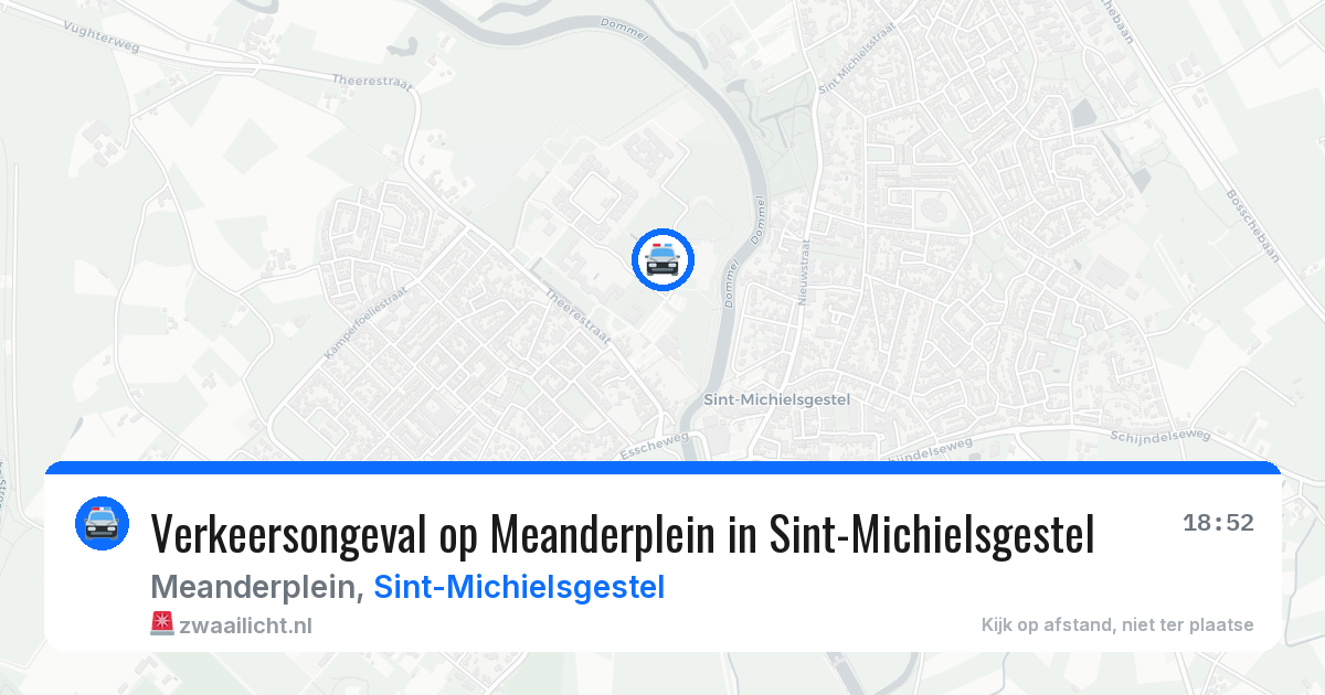 Verkeersongeval op Meanderplein in Sint-Michielsgestel — 9 jun 2026