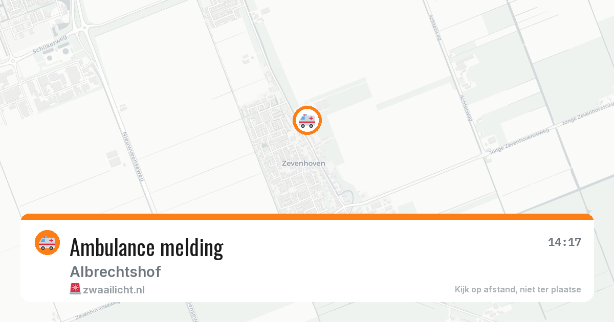 Ambulance melding — 27 jan 2026