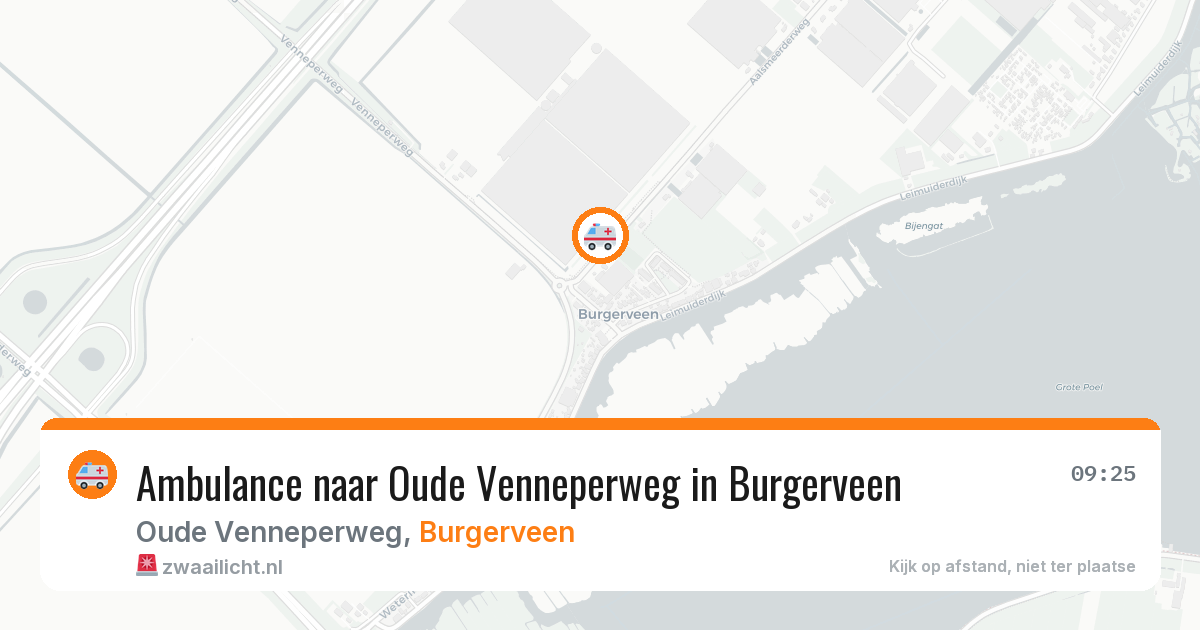 Ambulance naar Oude Venneperweg in Burgerveen — 8 feb 2026