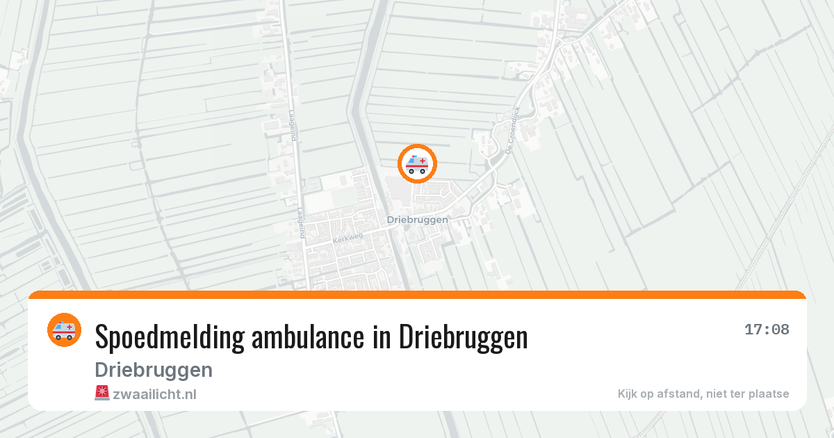 Spoedmelding ambulance in Driebruggen — 9 feb 2026