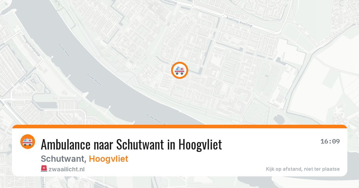 Ambulance naar Schutwant in Hoogvliet — 5 mei 2026