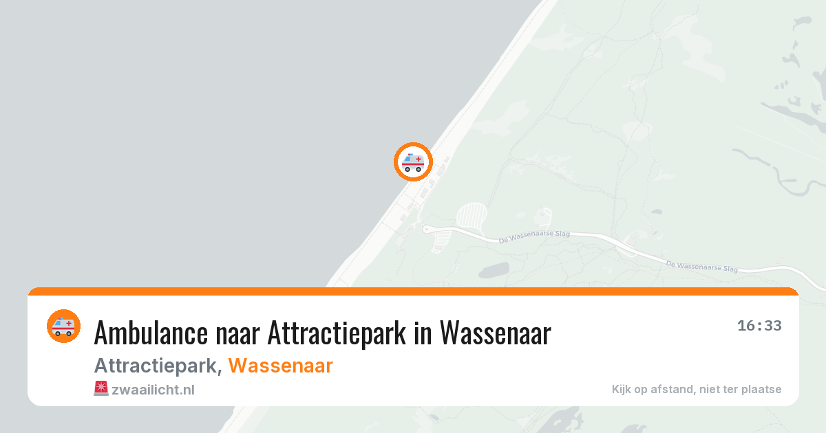 Ambulance naar Attractiepark in Wassenaar — 25 jun 2026