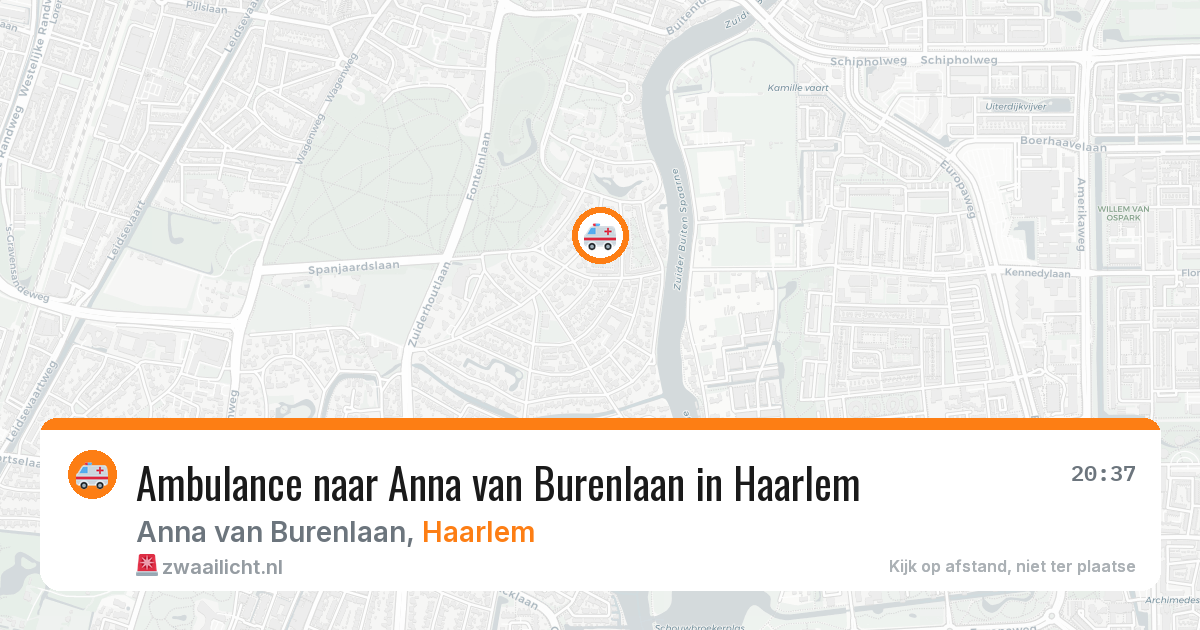 Ambulance naar Anna van Burenlaan in Haarlem — 22 jun 2026