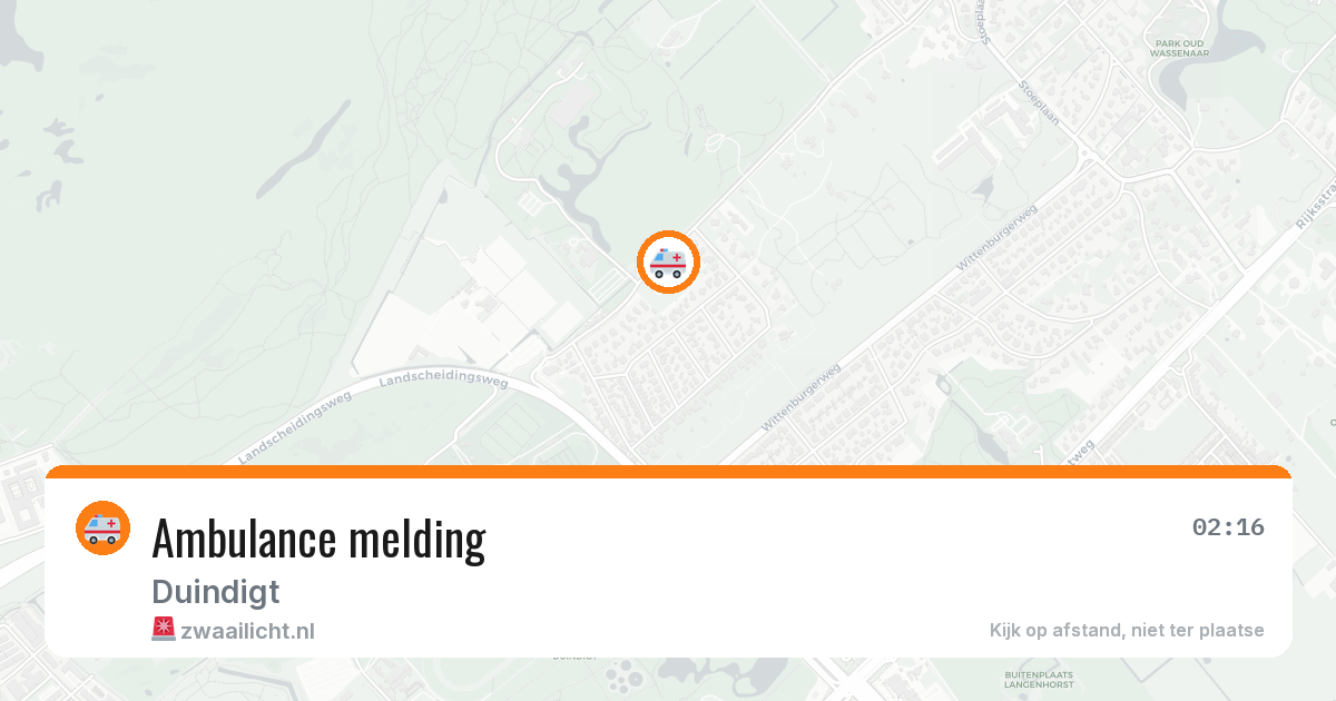 Ambulance melding — 21 jun 2026