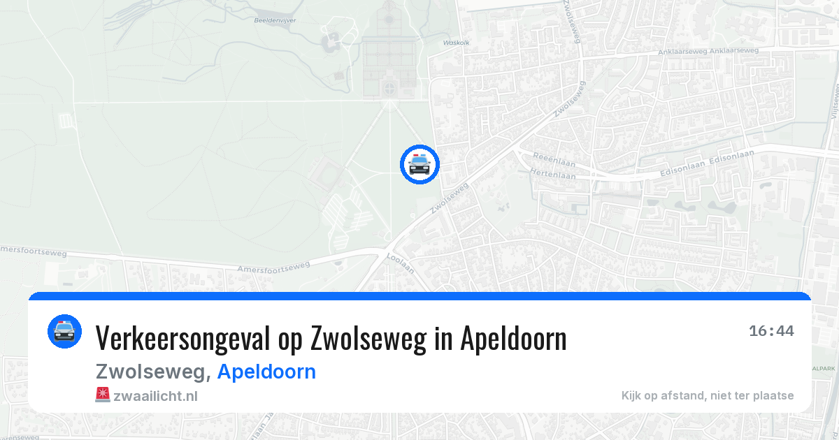 Verkeersongeval op Zwolseweg in Apeldoorn — 14 apr 2026