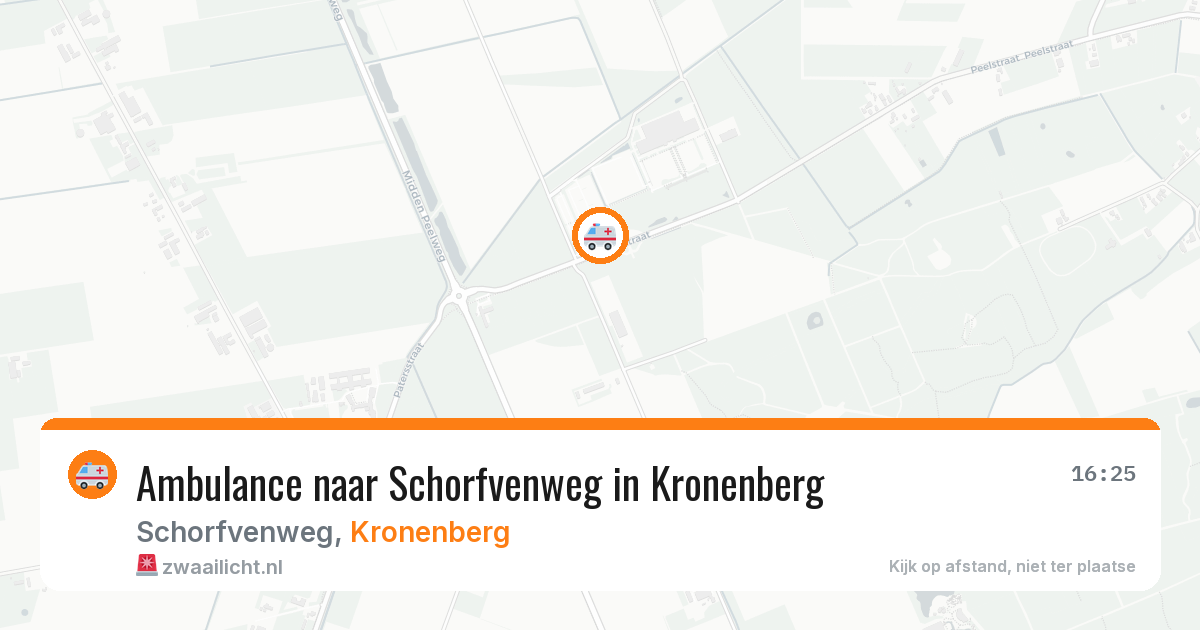 Ambulance naar Schorfvenweg in Kronenberg — 6 jun 2026